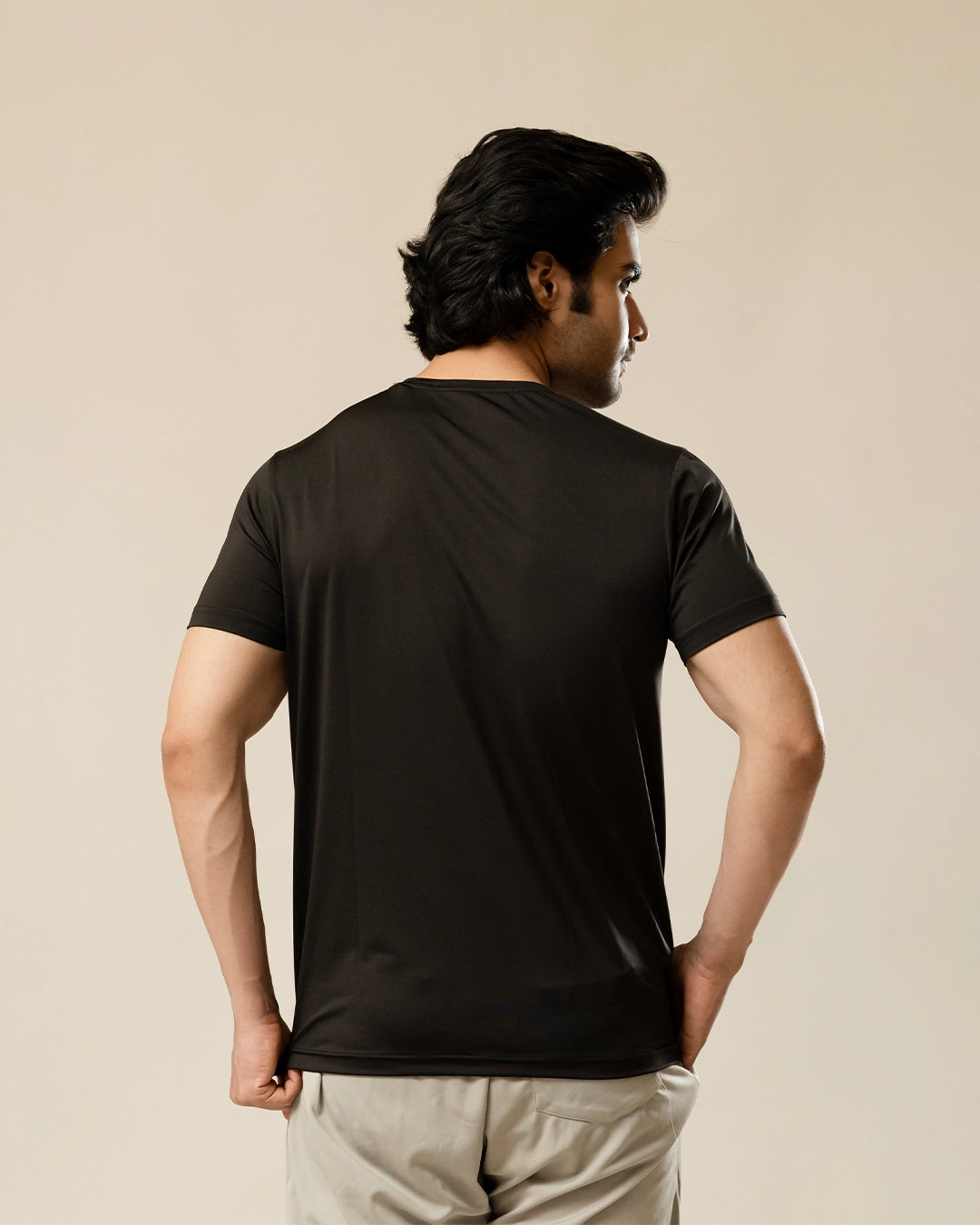 Actv8 Core Flex Black Tee