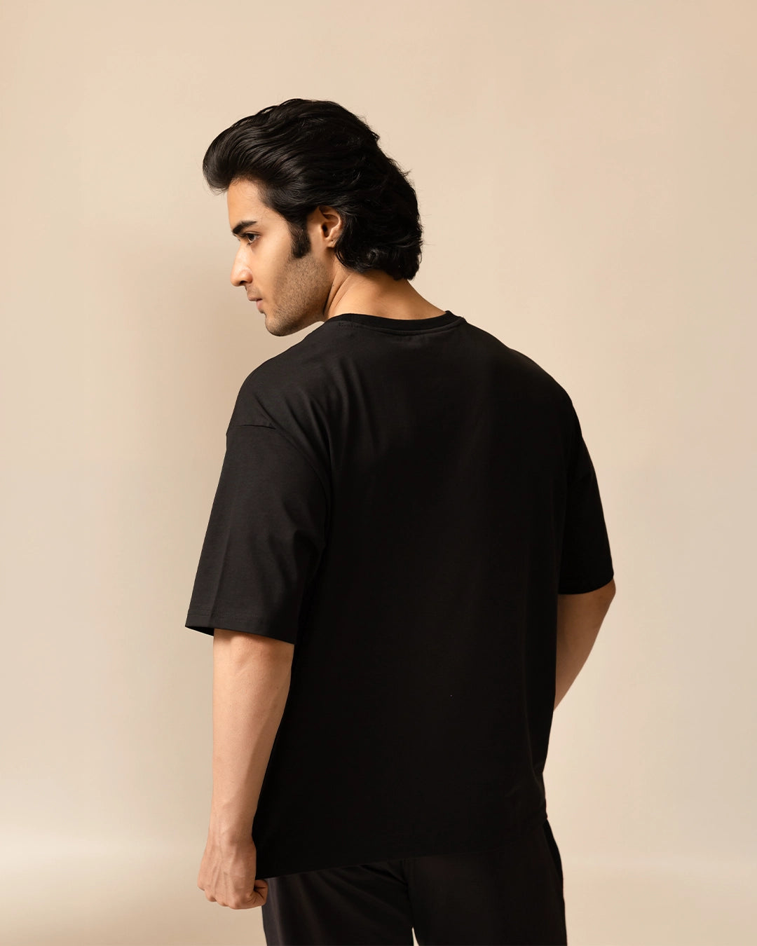 Actv8 The CloudFlex Oversized Black Tee