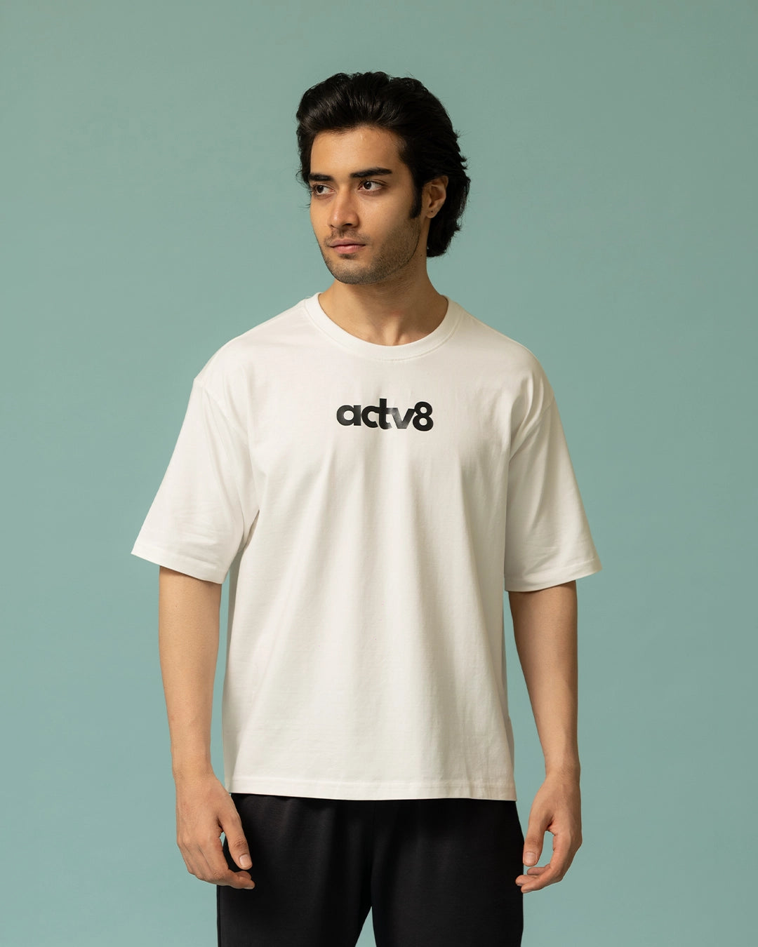 Actv8 The CloudFlex Oversized White Tee