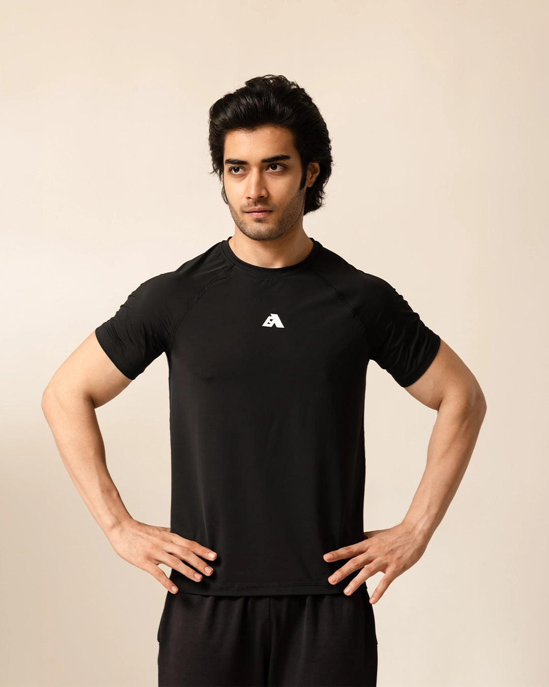 Actv8 Signature Apex Steel Black Tee