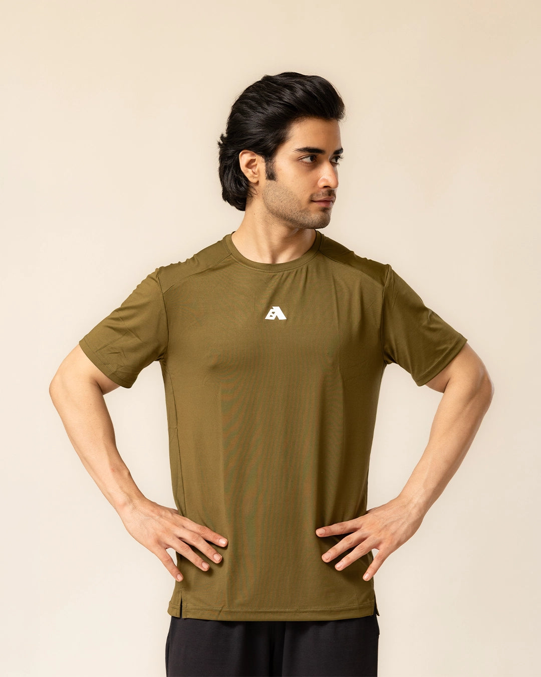 Actv8 Core Flex Golden Olive Tee