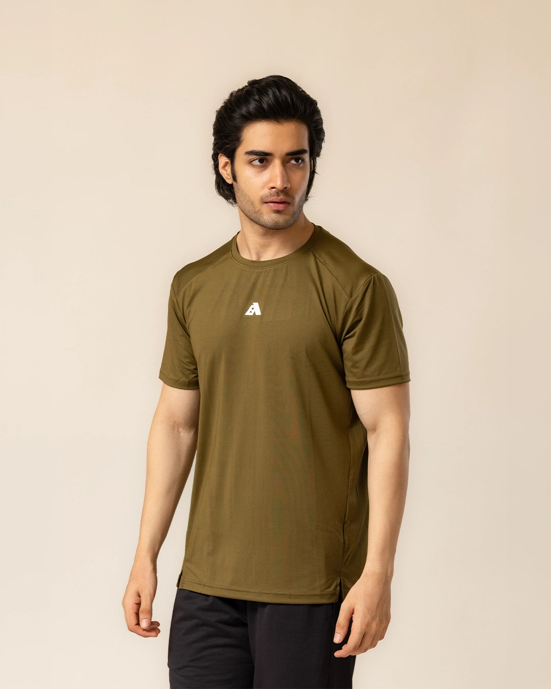 Actv8 Core Flex Golden Olive Tee