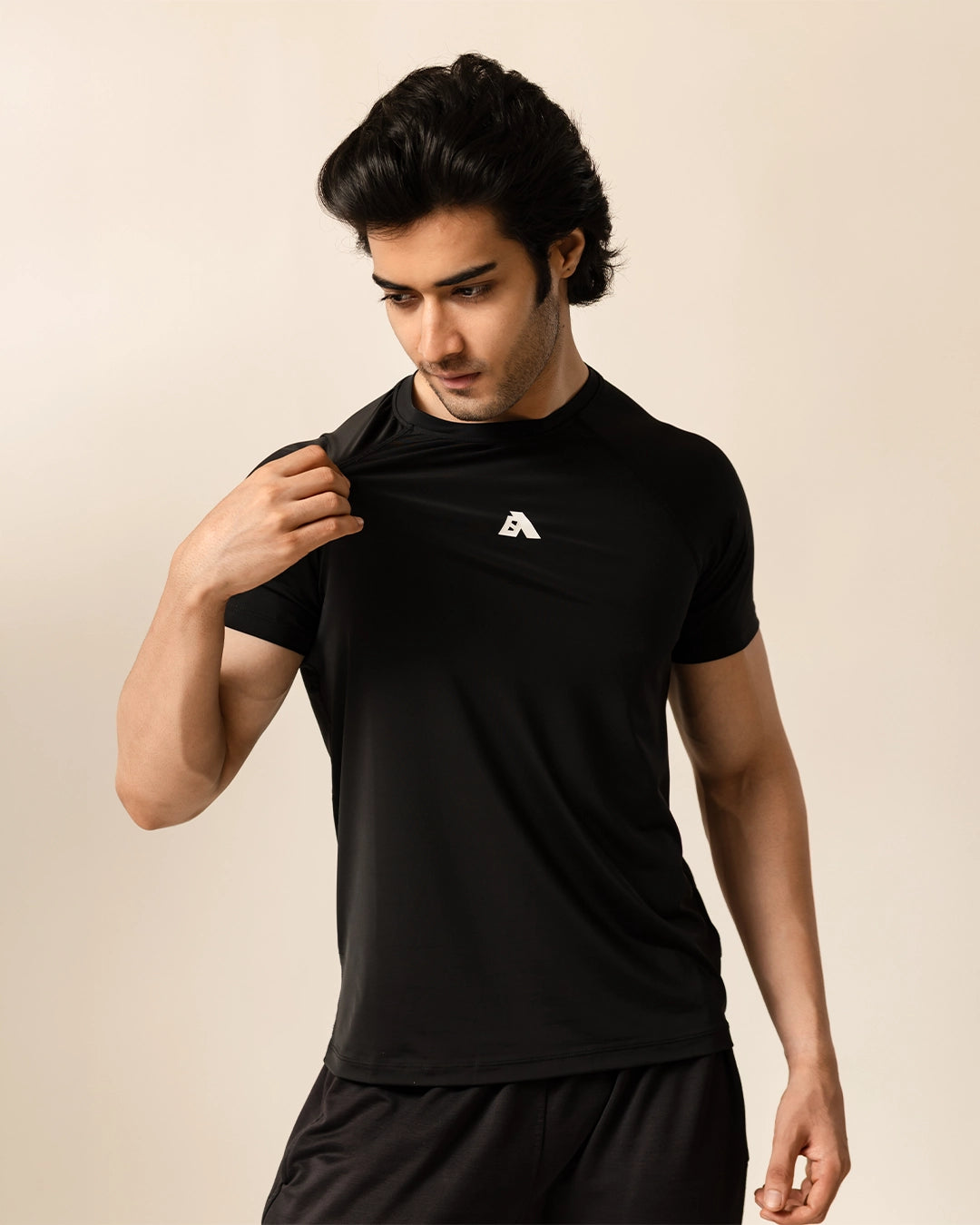 Actv8 Signature Apex Steel Black Tee