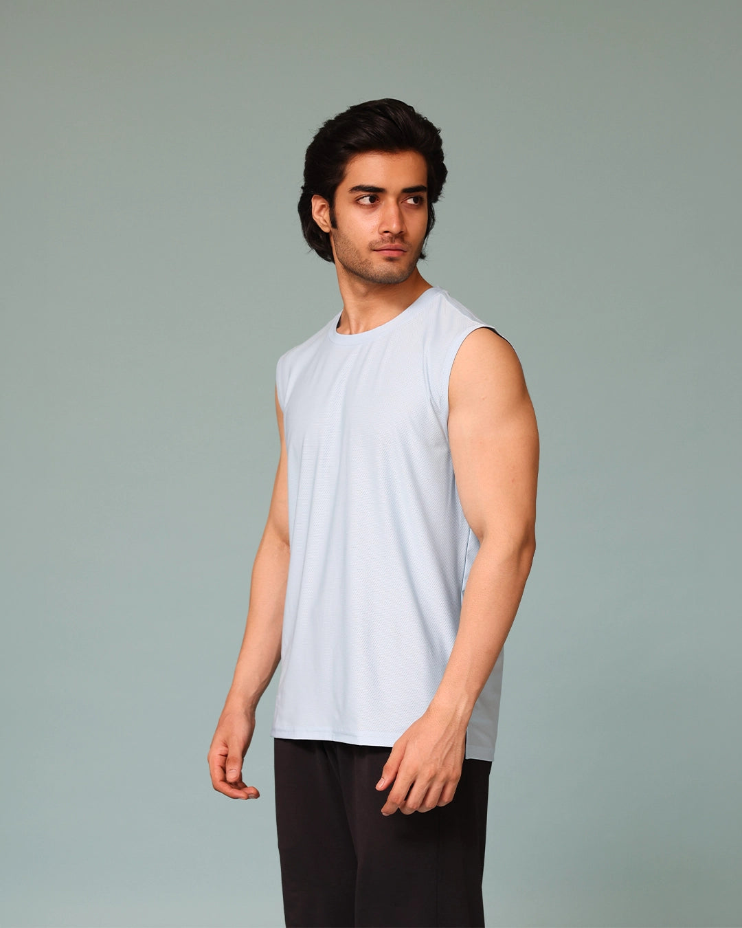 Actv8 Flow Mesh Ice Blue Tank