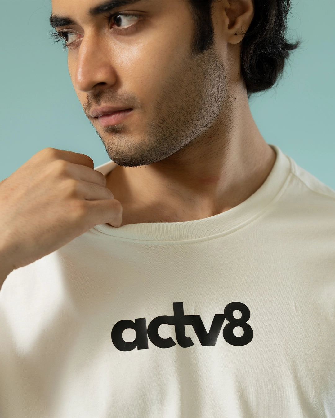 Actv8 The CloudFlex Oversized White Tee
