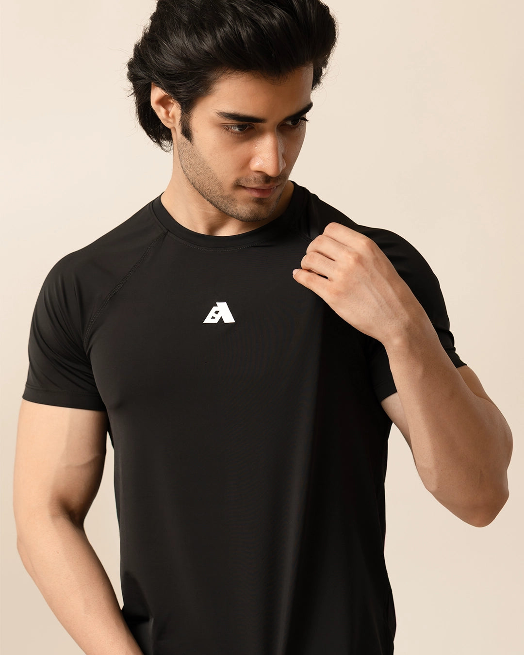 Actv8 Signature Apex Steel Black Tee