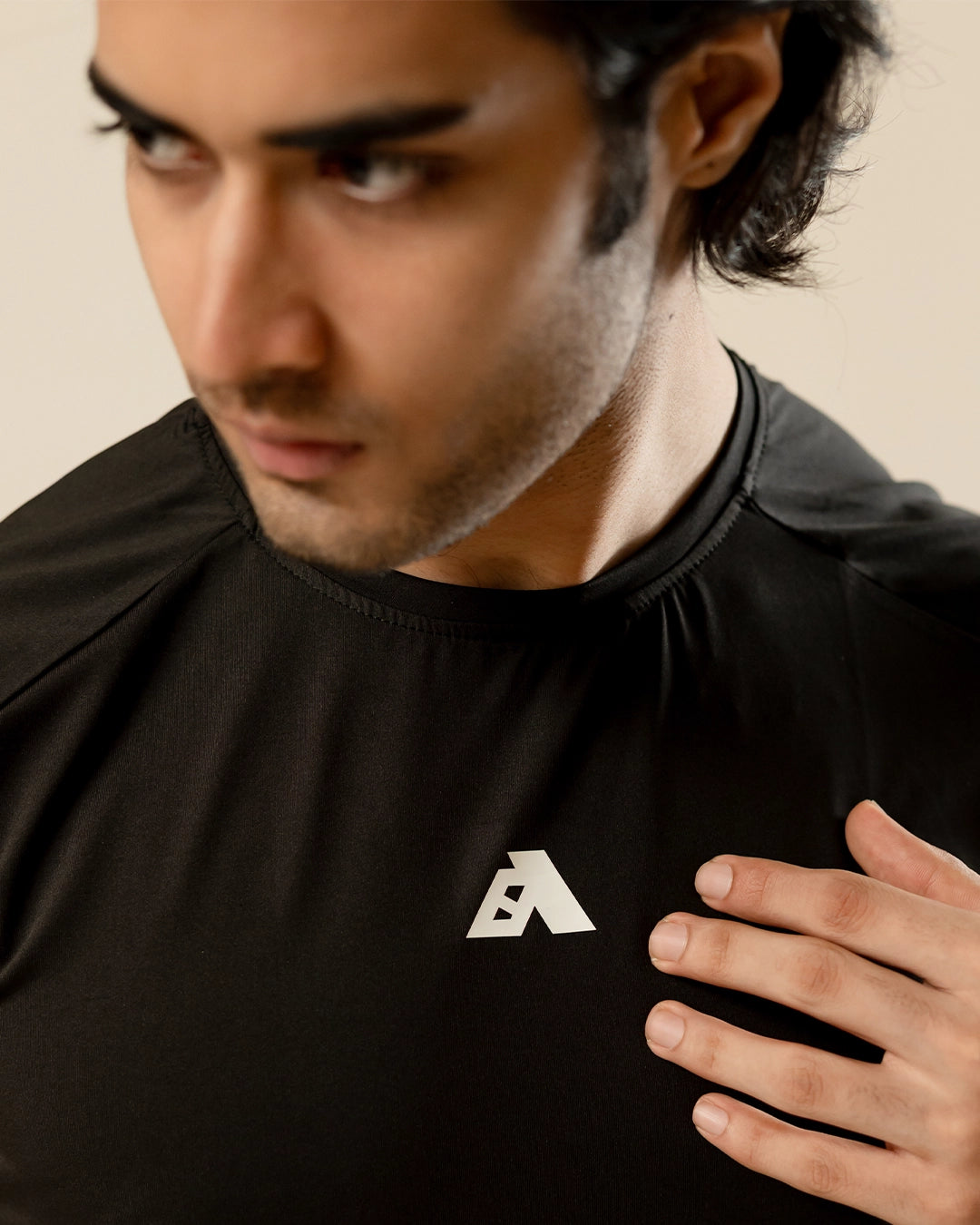 Actv8 Core Flex Black Tee